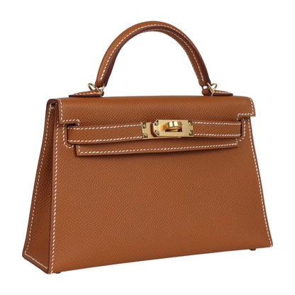 Kelly 20 Mini Handbag - Gold Hardware