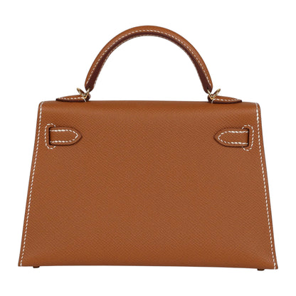 Kelly 20 Mini Handbag - Gold Hardware